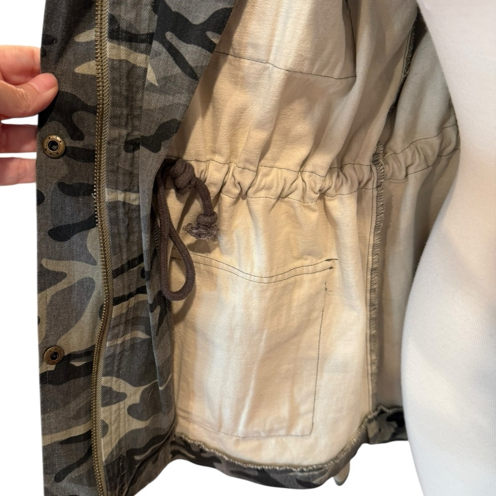 Fate Camouflage Utility Anorak Jacket Camo Military Grunge Anorak Size Small - Picture 9 of 16